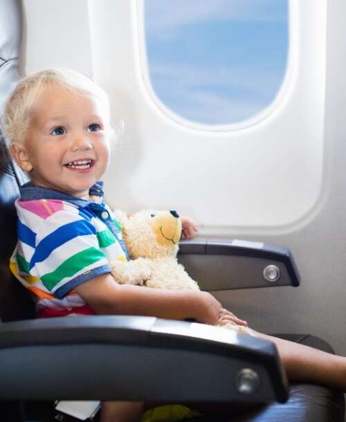 What to bring on a flight for a toddler