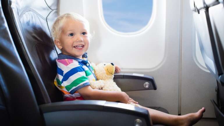 What to bring on a flight for a toddler
